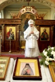 В соборе почтили память святителей Феофана Затворника и Григория Нисского