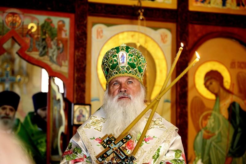 Митрополит Викентий совершил Литургию в Свято-Троицком Никольском женском монастыре