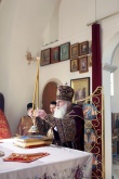 Митрополит Викентий совершил Литургию в мужском монастыре в Чирчике
