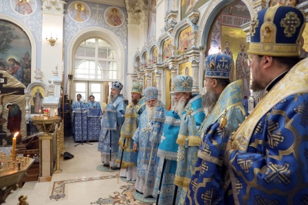 В соборе почтили Донскую икону Божией Матери