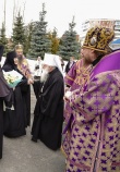 Митрополит Викентий совершил Божественную литургию и панихиду в Одигитриевском женском монастыре